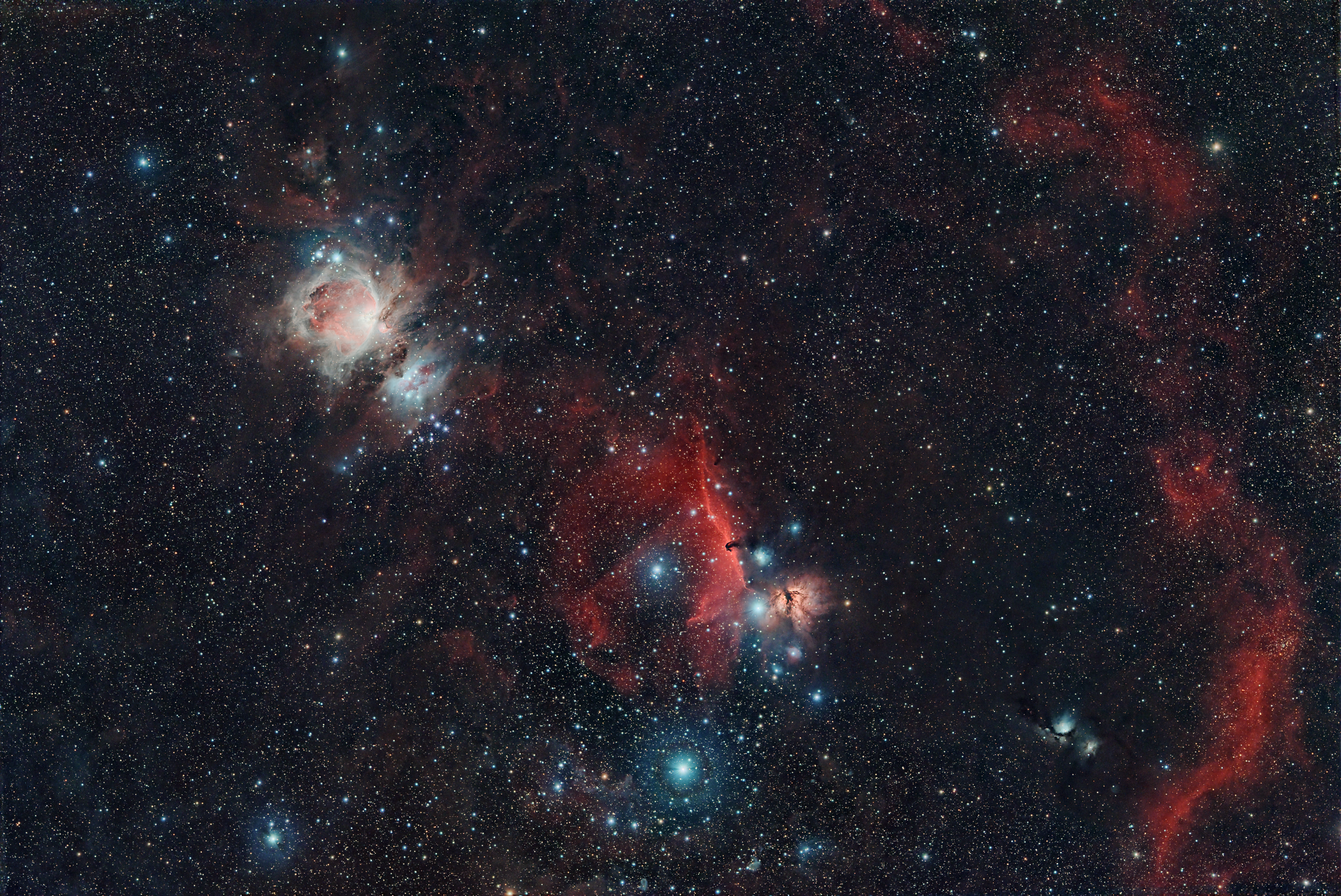 Widefield of Orion Nebula M42